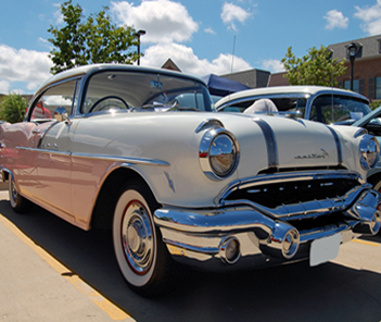 Vintage American Car In Varadero